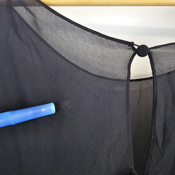 Rickie Freeman by Teri Jon Women's Black Silk Jewel Midi Dress Size 14 $440 MSRP - Picture 8 of 16